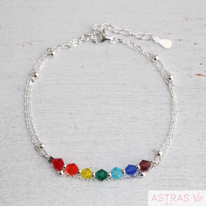 PULSERA DOBLE 7 CHAKRAS