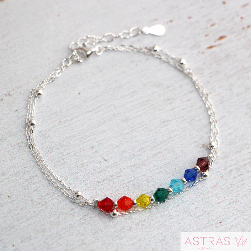 PULSERA DOBLE 7 CHAKRAS