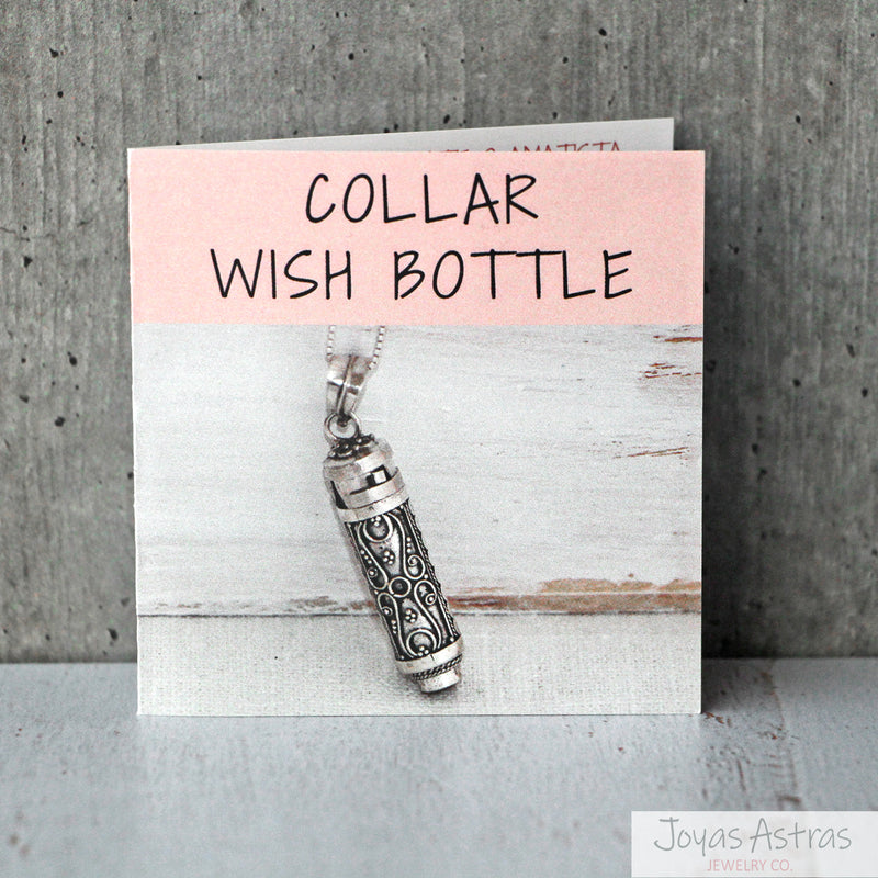 COLLAR MAKE A WISH BOTTLE